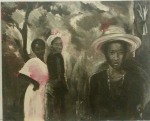 Birds, acrylique sur bois