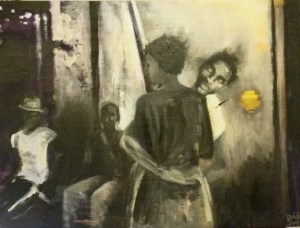 Mysticmagic, acrylique sur bois, 66X50cm, 2015